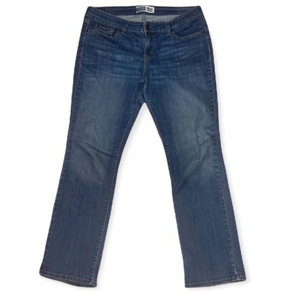 Levi Signature Mid Rise Straight Jeans Womens size 14 short